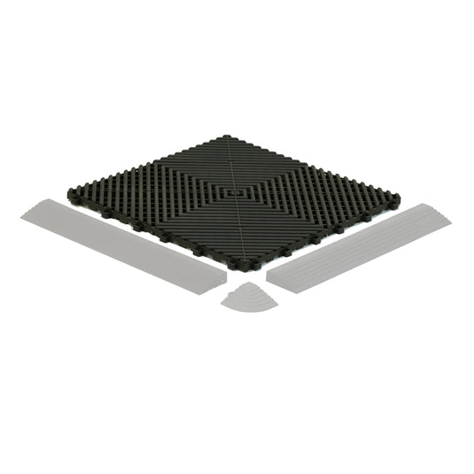 Мodular floor tile – myFloor DetailTrax® Pro for garages and workshops