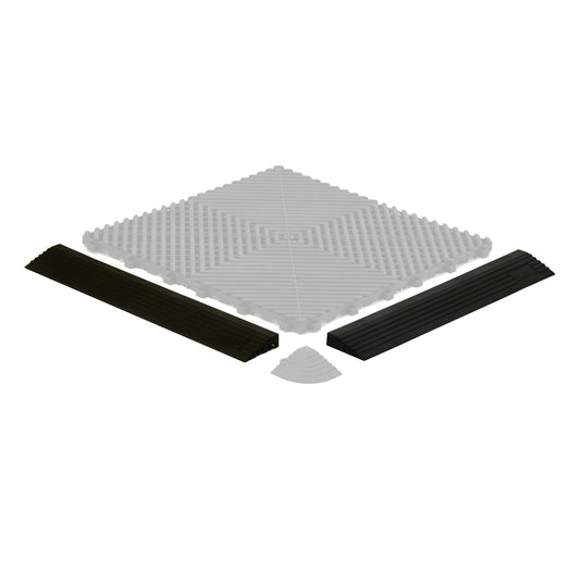 Мodular floor side panels – myFloor DetailTrax® Side Panels for garages and workshops