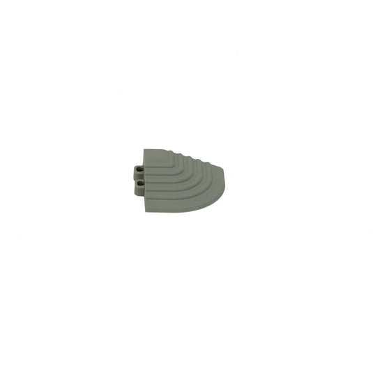 Light Gray modular floor tile – myFloor DetailTrax® Corners for garages and workshops